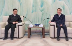 安徽省工信厅带领来校调研交换